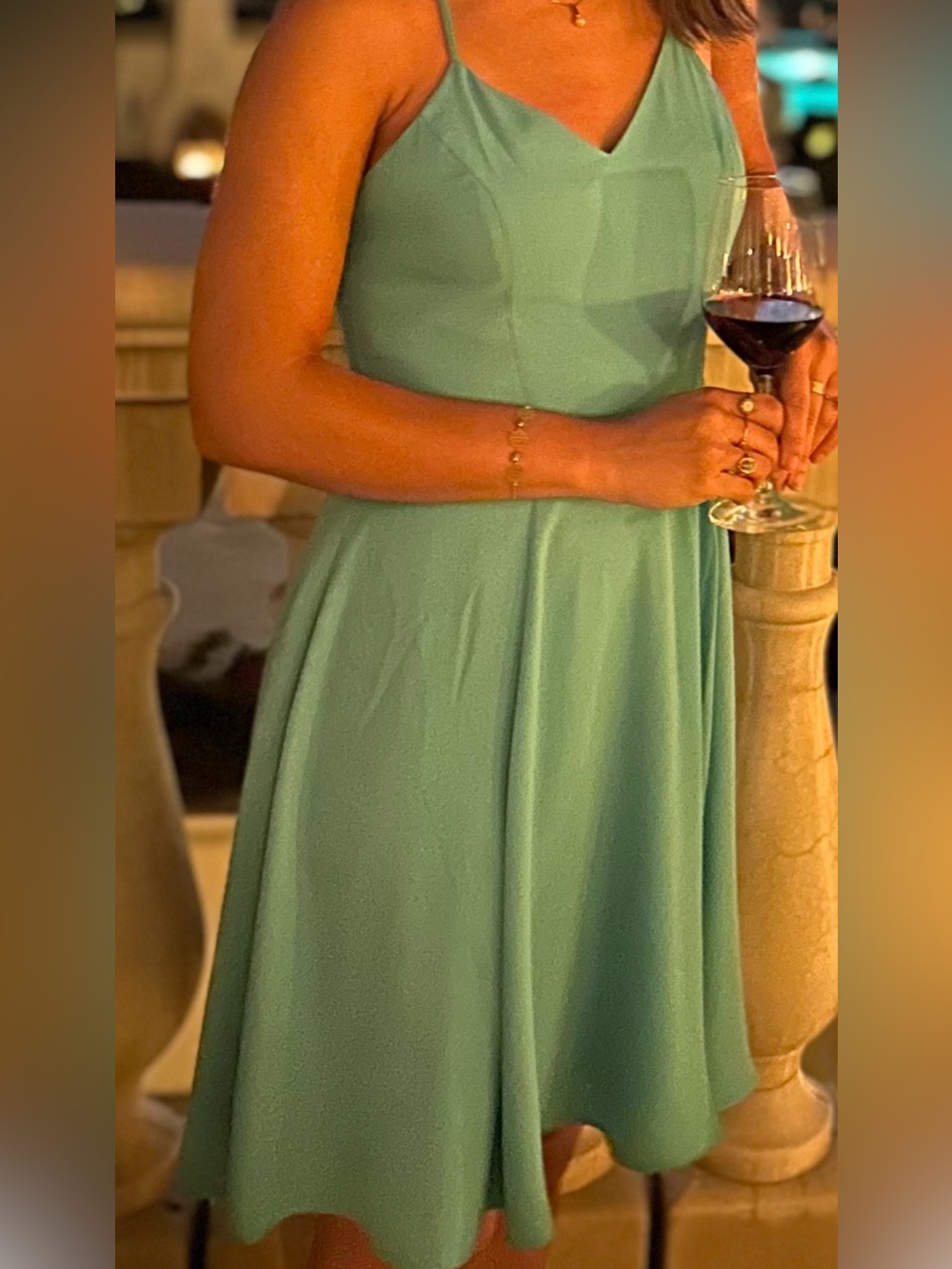 Express Teal Blue A-Line Women's Dress (0)